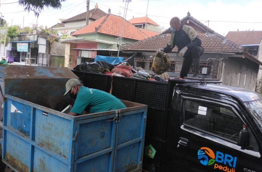 Melihat Pengelolaan Sampah Di Desa Dauh Peken Didukung Bri Peduli