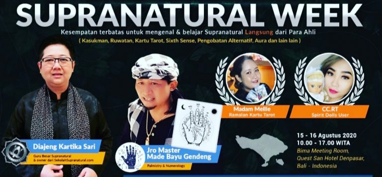 Empat Paranormal Tampil di Supranatural Week