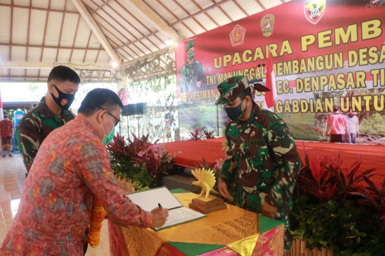Sejahterakan Masyarakat Desa, Koster Apresiasi TMMD 109