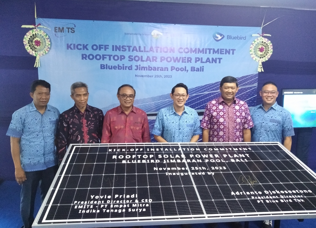 Blue Bird Segera Pasang PLTS Atap Kapasitas 30 kWp