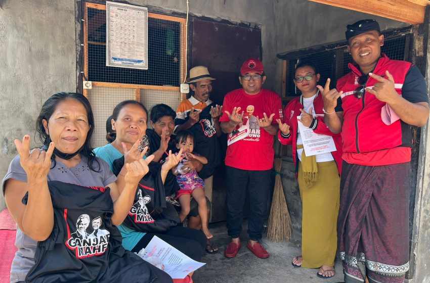 Mengenal KTP Sakti "Ganjar", Agung Paramita Dewi Mulai Sosialisasi di Denpasar.