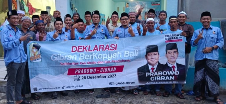 Relawan Gibran Berkopyah Bali Target 45 Persen, Yakini Santri dan Ulama Beri Dukungan