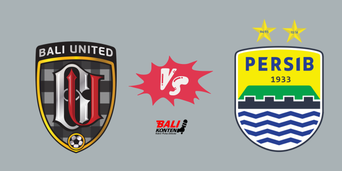 head to head dan link pertandingan bali united vs persib bandung