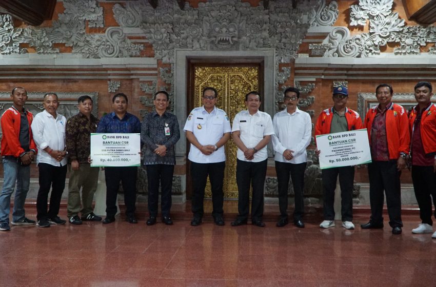 BPD Bali Salurkan csr untuk klub sepak bola