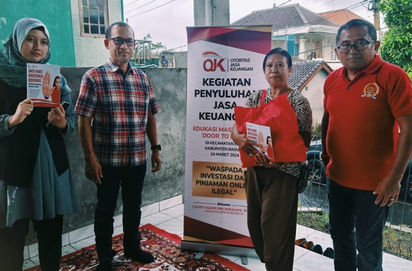 Agung Rai Wirajaya dan OJK RI Edukasi Jasa Keuangan untuk Masyarakat di Kuta