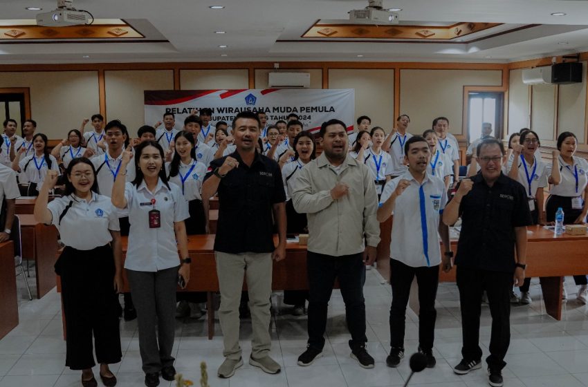 calon pengusaha mudah badung jalani pelatihan bersama disdikpora
