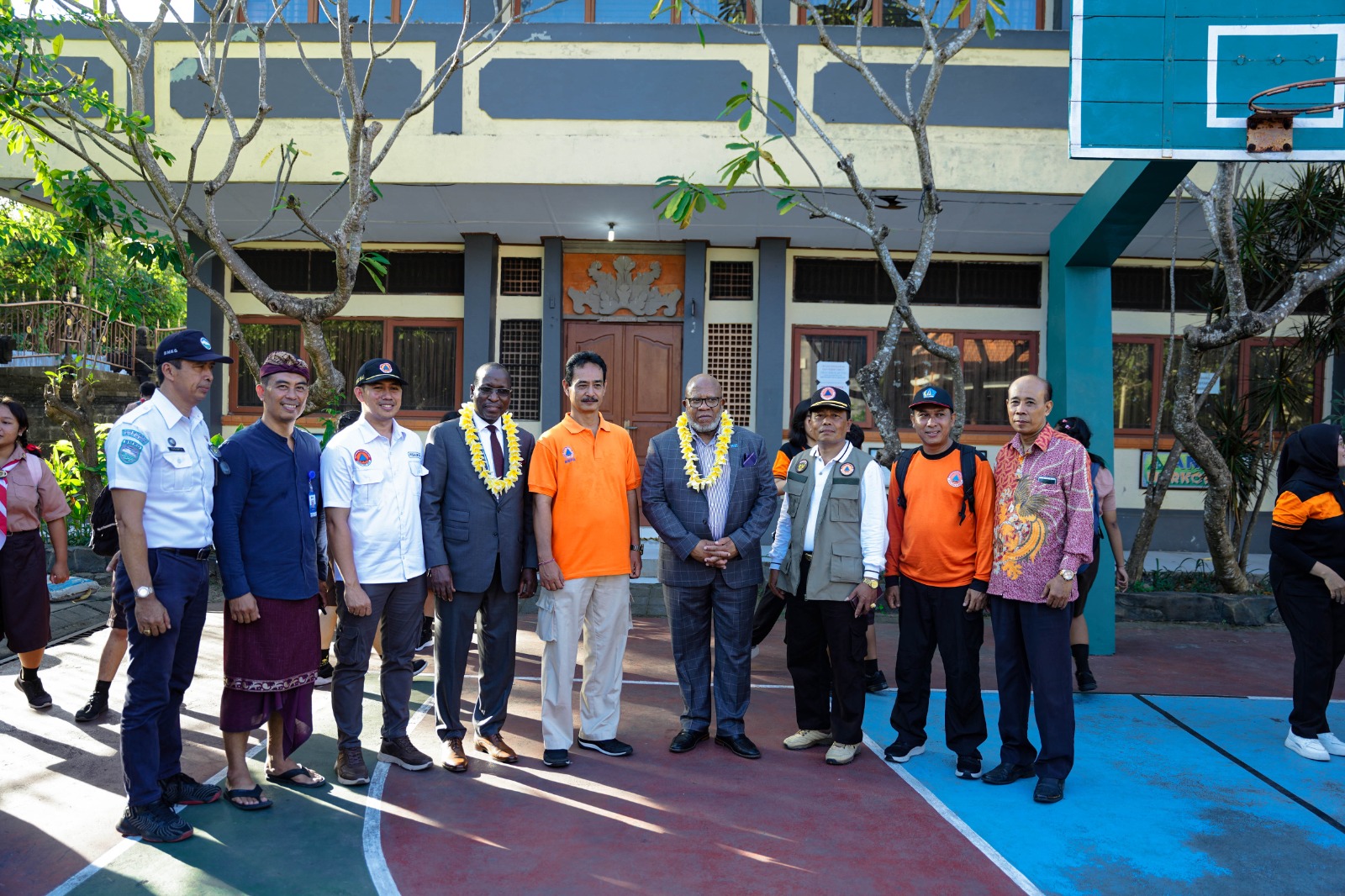 Presiden UN General Assembly Kunjungi SMPN 3 Badung, Pantau Simulasi Tsunami