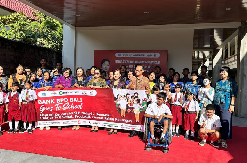 Bank BPD Bali Kolaborasi dengan Pemkot Denpasar Beri Literasi Keuangan ke Siswa SLB Negeri 2 Denpasar