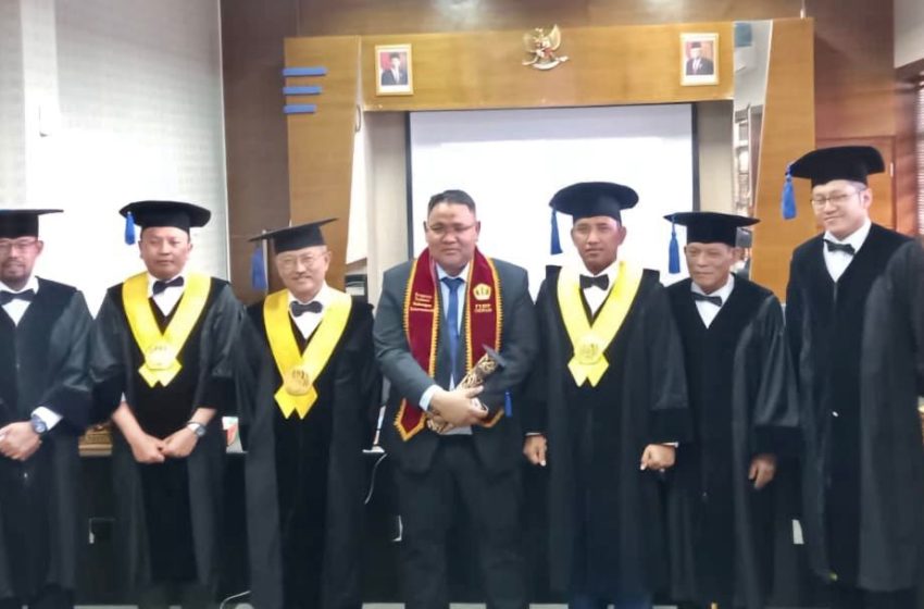 SELAMAT! Teguh Santosa, Ketua JMSI Raih gelar Doktor