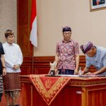 Sosialisasi Pemasaran Beras Badung dan Penandatanganan MoU Pembelian Gabah Petani