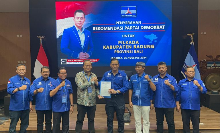 Demokrat Labuhkan Dukungan untuk Adi Arnawa dan Gus Bota