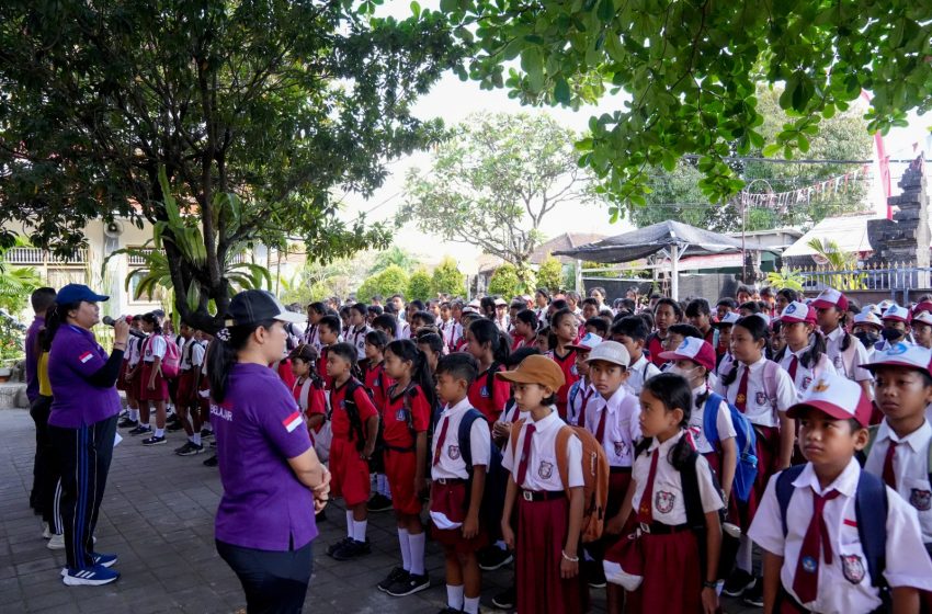 BPBD Badung Gelar Simulasi Bencana di Sekolah