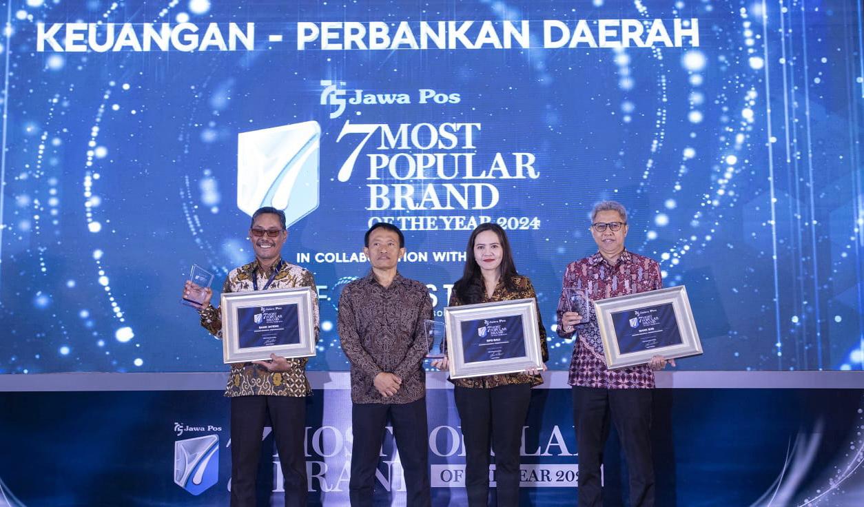 bpd bali raih keuangan perbankan daeran, 7 most popular brand 2024