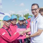 Atasi Kelangkaan Buruh Panen Padi, Petani Di Kabupaten Badung Mulai Gunakan Mesin Panen Padi Modern Combine Harvester