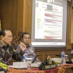 Wabup Ketut Suiasa menghadiri Rakor Monitoring dan Evaluasi Lintas Sektor Upaya Percepatan Penurunan Stunting di Kab Badung Dan Provinsi Bali, di Puspem Badung, Jumat (20/9).