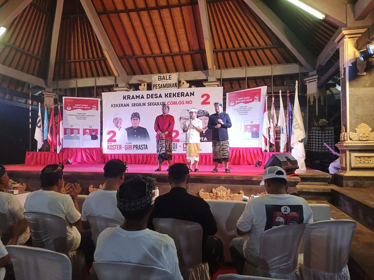 Warga Kekeran Seminyak Deklarasi Dukung Adi Cipta