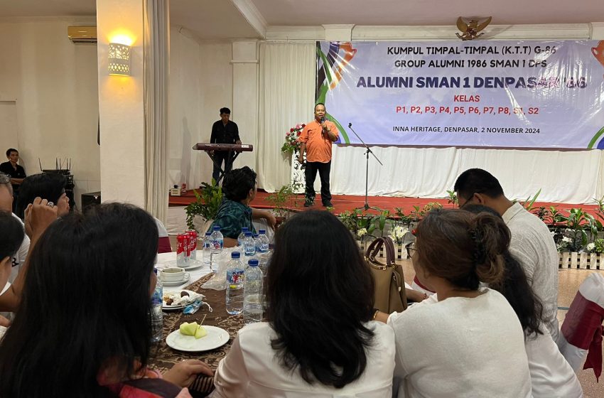 Reuni Alumni Smansa "86" Gelar KTT 2024