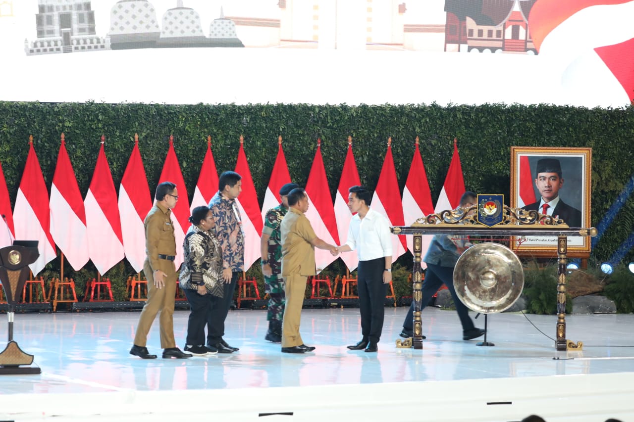 Plt. Bupati Badung, Ketut Suiasa menghadiri Rakornas Penyelenggaraan Pemerintahan Daerah di Sentul International Convention Center (SICC), Sentul Jawa Barat, Kamis (7/11)