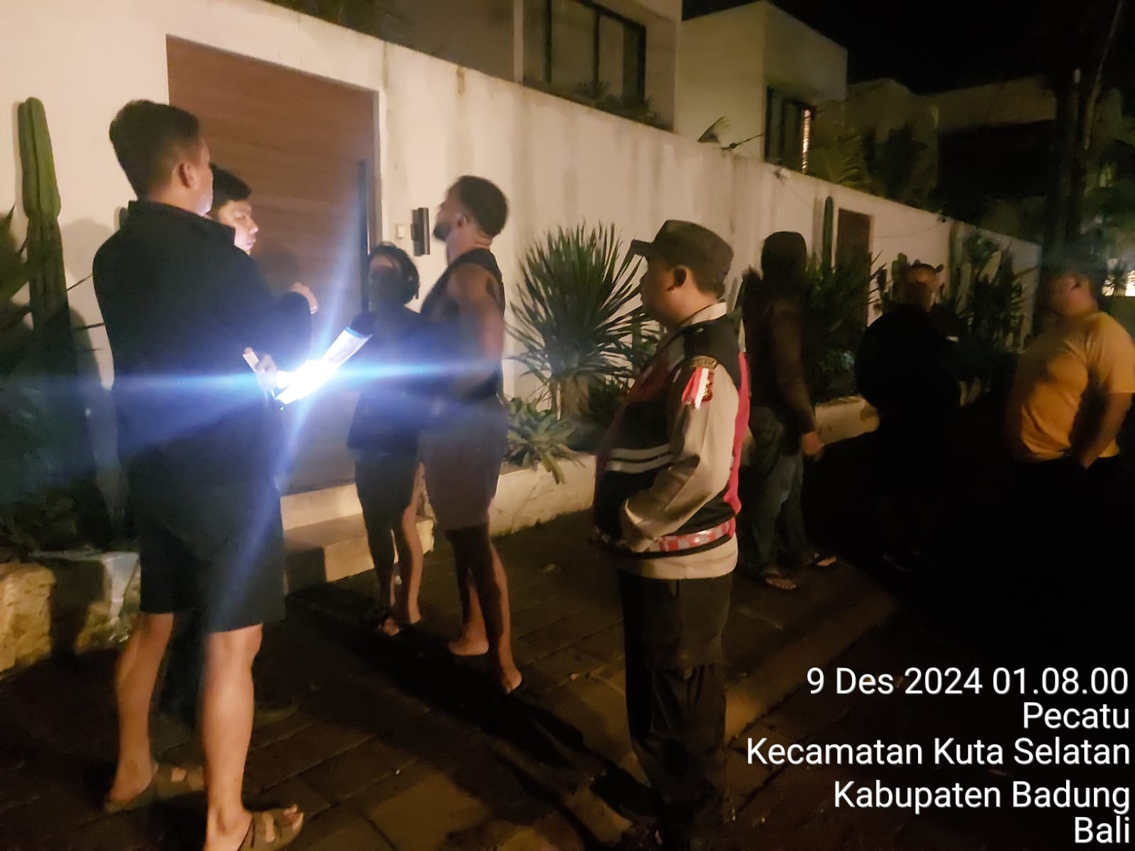 Blue Light Patrol digelar polsek kuta untuk menjaga keamanan nataru 2024 2025