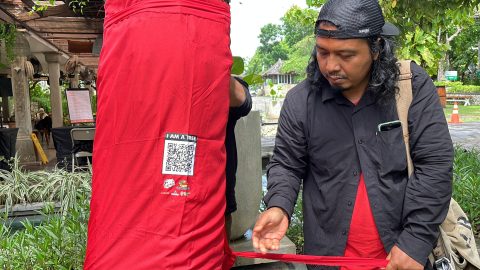 Art Instalasi "I am a Tree", Agung Prianta: Eskpresi Kegelisahan Isu Lingkungan di Bali