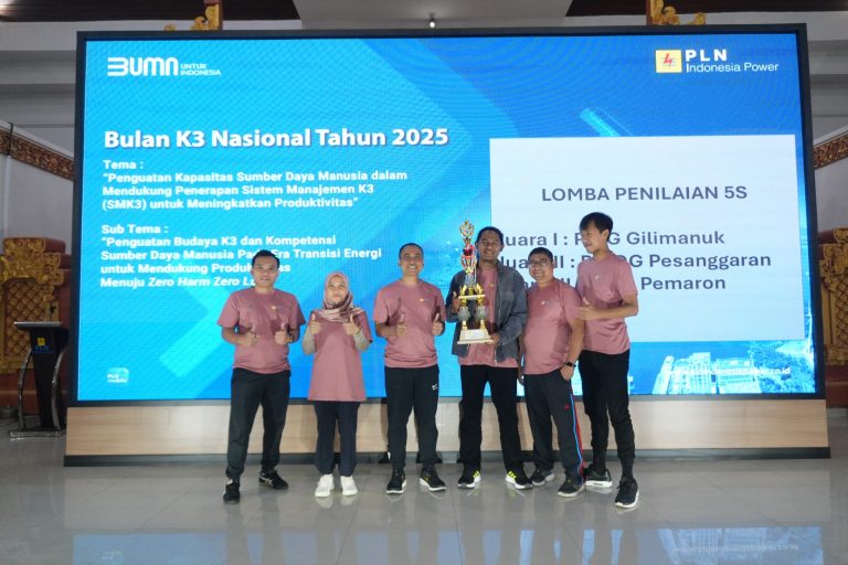 Pelaksanaan Penutupan Kegiatan Bulan K3 Nasional di PLN Indonesia Power UBP Bali Tahun 2025