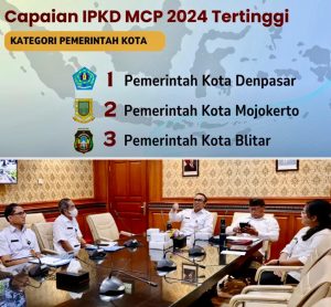 Pemkot Denpasar Raih Peringkat Pertama Capaian IPKD MCP 2024 Tingkat Nasional