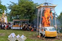Mobil Ikut Dibakar dalam Ngaben Nengah Setar, Begini Alasan Keluarga