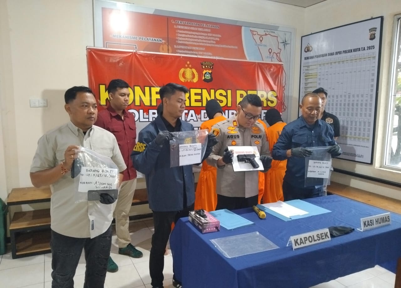 Bikin Korban Gemetar, Perampok di Kuta Gunakan Senpi Hanya untuk Menggertak