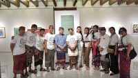 Dukung Kreatifitas Komunitas Denpasar, Wawali Arya Wibawa Hadiri Fine Art Exhibition Charity Bertajuk 'Nyampaht Bali'