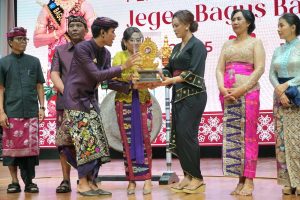 Grand Final Pemilihan Duta Pariwisata Jegeg Bagus Kabupaten Badung Tahun 2025 di Gedung Balai Budaya Giri Nata Mandala, Puspem Badung, Minggu (25/5).