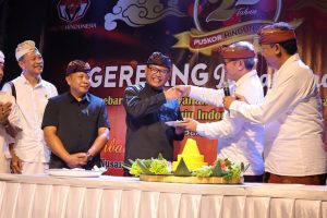 Sekda Alit Wiradana Hadiri Festival Gerbang Nusantara Puskor Hindunesia 2025