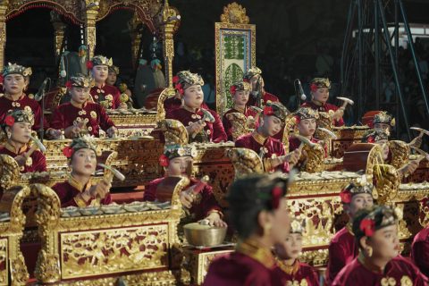 Kabupaten Badung menerjunkan puluhan seniman anak-anak yang tergabung dalam Sanggar Seni Sudha Wirad, Banjar Pipitan, Desa Canggu Kecamatan Kuta Utara dalam Utsawa (Parade) Gong Kebyar Anak-anak serangkan Pesta Kesenian Bali (PKB) ke-47 Tahun 2025