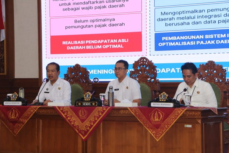 Rapat Evaluasi Pendataan Potensi Pajak di Kabupaten Badung