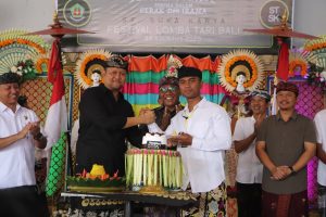 Wabup Hadiri HUT STT. Suka Karya dan Buka Festival Lomba Tari se-Bali