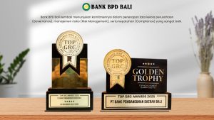 Komitmen GRC Bank BPD Bali Diakui, Sabet Predikat Bintang 5 dan Golden Trophy di TOP GRC Awards 2025