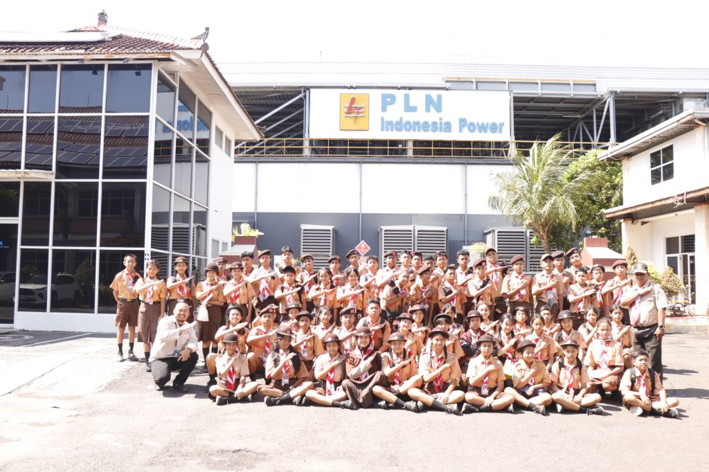 PLN Indonesia Power UBP Bali Edukasi Siswa SMP tentang Sistem Kelistrikan Bali di Jambore Pramuka Denpasar 2025