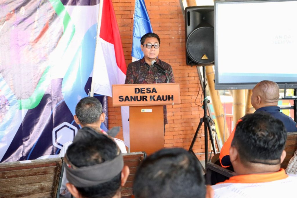 Wawali Arya Wibawa Buka Kegiatan Sekolah Lapang Gempa Bumi dan Tsunami di Desa Sanur Kauh, Wujudkan Komunitas Siaga Tsunami di Pesisir Sanur