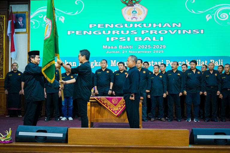 Pengukuhan Pengurus IPSI Bali Periode 2025-2029