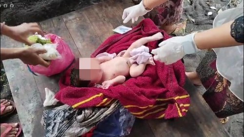 Penemuan Bayi di Pantai Sangsit Buleleng, Polisi Lakukan Penanganan Humanis