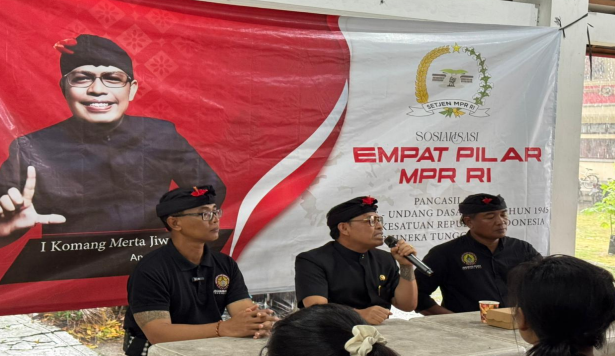 Perkokoh Persatuan di Tanah Dewata: Sosialisasi Empat Pilar MPR RI Sasar Jagabaya dan Masyarakat Penatih