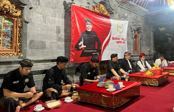 Perkuat Jati Diri Bangsa dari Desa, I Komang Merta Jiwa Sosialisasikan Empat Pilar di Tabanan