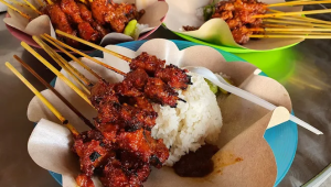sate babi di Denpasar