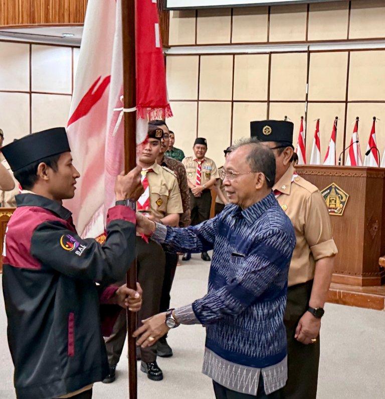 Lepas Kontingen Jamnas XII 2026, Gubernur Koster Tekankan Pembentukan Karakter SDM Bali