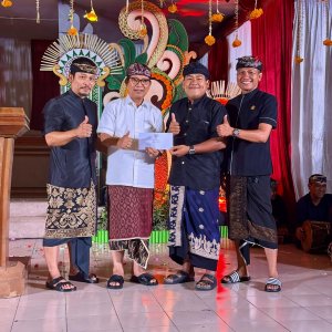 HUT Ke-63 Sekaa Teruna Yowana Pratyaksa Banjar Bualu, Bupati Adi Arnawa Paparkan Sejumlah Program Pembangunan Badung