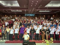 Sekretaris Daerah Kota Denpasar I Gusti Ngurah Eddy Mulia membuka secara resmi YOUNITE Festival Volume 1 di Gedung Dharma Negara Alaya (DNA) Lumintang, Denpasar, Rabu (9/9)