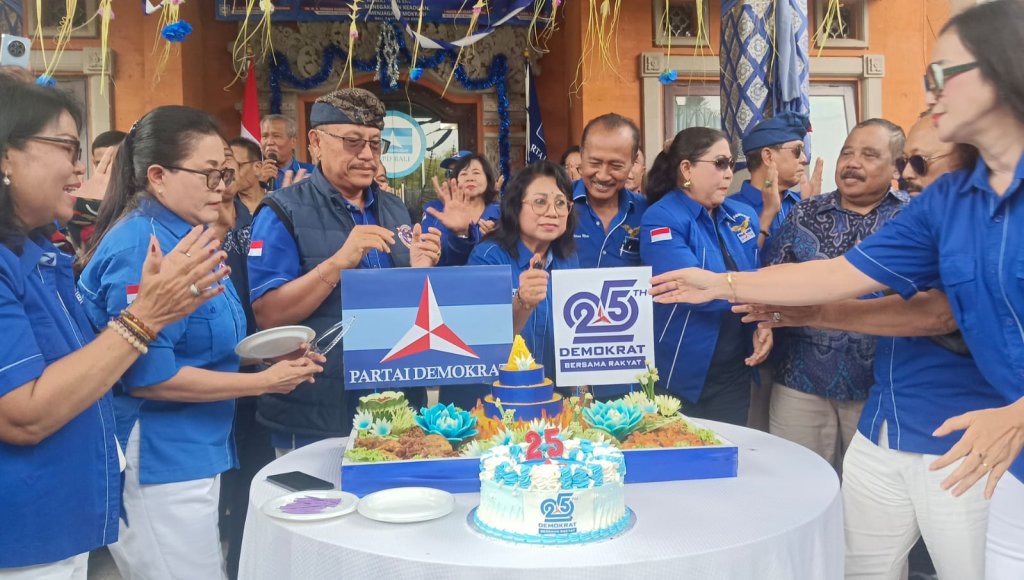 HUT ke-25 Partai Demokrat di Bali: Tekankan Kebermanfaatan Sosial dan Aksi Ramah Lingkungan