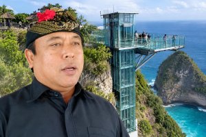 Gung Cok Pertanyakan Kekalahan Pemprov Bali di PTUN dalam Kasus Lift Kaca Kelingking