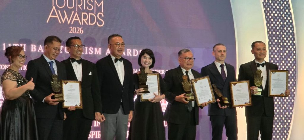 Bali Leading Sustainable Tourism – Economic Utilization for Local Communities” pada XI Edition Bali Tourism Awards 2026. (Sumber: ITDC/balikonten)